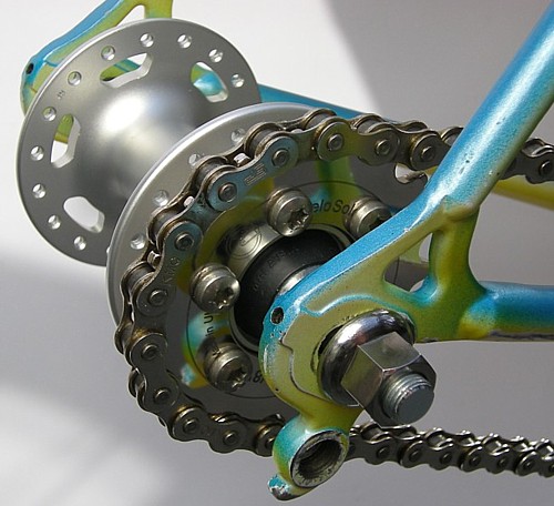 older horizontal drop-out frames are ideal for fixed